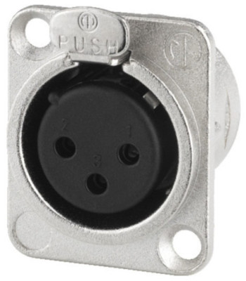 Neutrik XLR-bøsning hun - NC-3FDL1 NEUTRIK