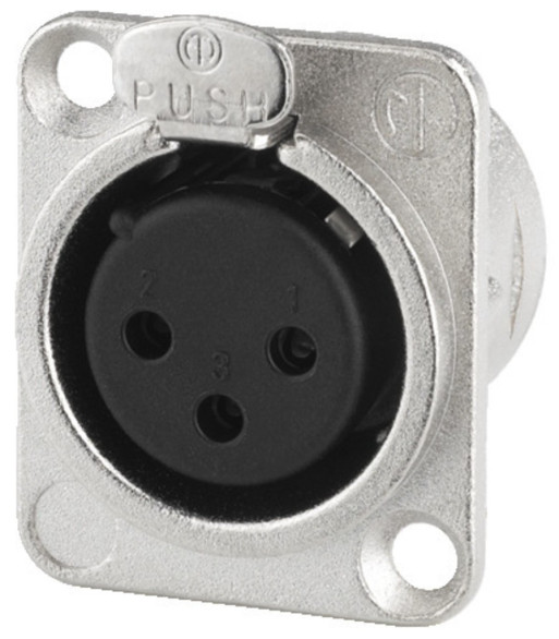 Neutrik XLR-bøsning hun - NC-3FDL1 NEUTRIK