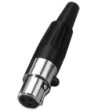 Mini XLR-stik hun - XLR-307/J MONACOR