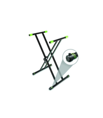 Gravity Keyboard stand X-Form double and support table Set 2