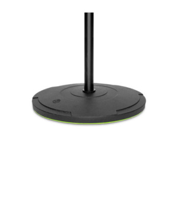 Gravity Short Touring Series Microphone Stand with Round Base and 2-Point Adjustment Telescoping Boom