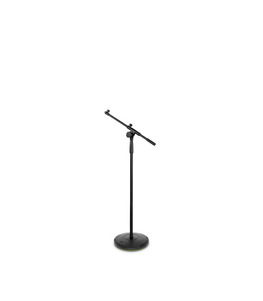 Gravity Touring Series Microphone Stand with Round Base and 2-Point Adjustment Telescoping Boom