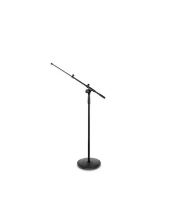 Gravity Touring Series Microphone Stand with Round Base and 2-Point Adjustment Telescoping Boom