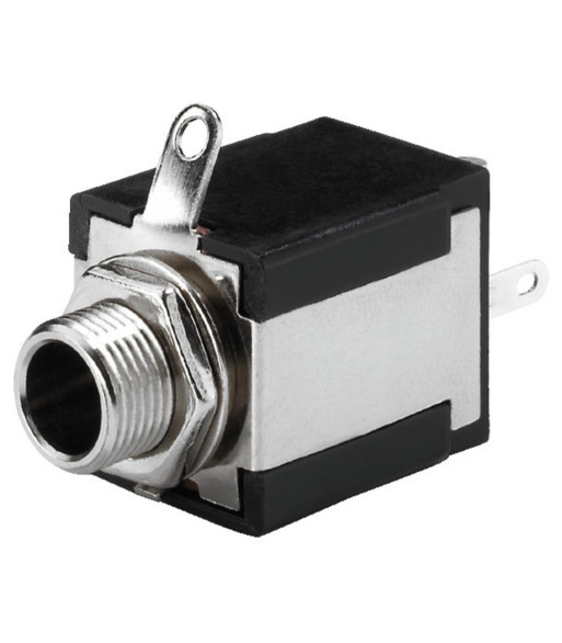 Jackbøsning 6.3mm - T-635S MONACOR