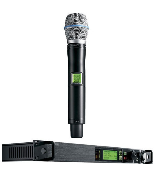 Udlejning: Trådløs Shure UHF/Beta 87