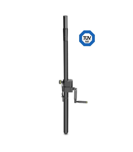 Gravity Adjustable Speaker Pole with Crank