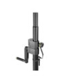 Gravity Adjustable Speaker Pole with Crank