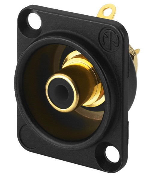 Phonobøsning Sort - NF-2DB0 NEUTRIK