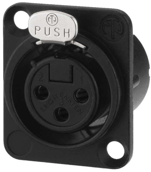 Neutrik XLR-bøsning hun - NC-3FDLXBAG NEUTRIK