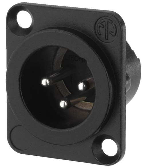 Neutrik XLR-bøsning han - NC-3MDLXBAG NEUTRIK