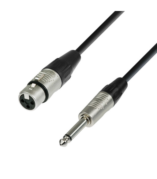 Microphone Cable | Rean® XLR Female x Jack TS | 10 m