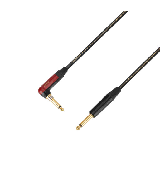 Instrument Cable | Palmer® & Neutrik silentPLUG® angled Jack x Jack TS | 3 m