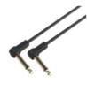 Pedalboard Patch Cable | Adam Hall® angled Jack TS | 0.15 m