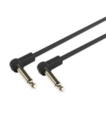 Pedalboard Patch Cable | Adam Hall® angled Jack TS | 0.3 m