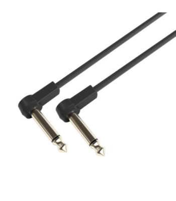 Pedalboard Patch Cable | Adam Hall® angled Jack TS | 0.3 m