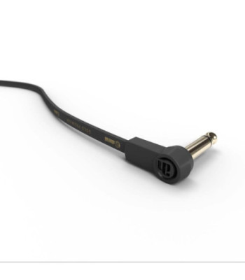 Pedalboard Patch Cable | Adam Hall® angled Jack TS | 0.1 m