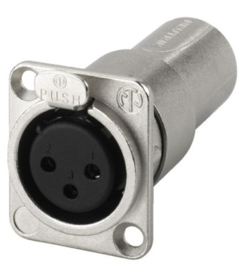 Neutrik XLR-adapter - NA-3FDM NEUTRIK