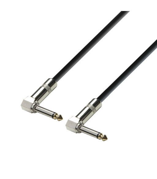 Patch Cable | Adam Hall® Angled Jack TS | 0.15 m
