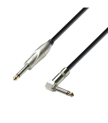 Instrument Cable | Adam Hall® Angled Jack TS x Jack TS | 9 m
