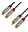 Twin Cable | Rean® 2 RCA x 2 RCA | 0.9 m
