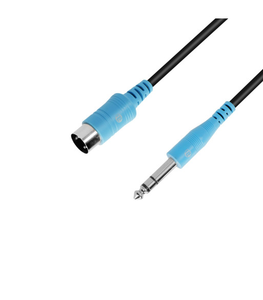 TRS MIDI Cable | Adam Hall® Jack TRS x MIDI 5-pole | 1.5 m