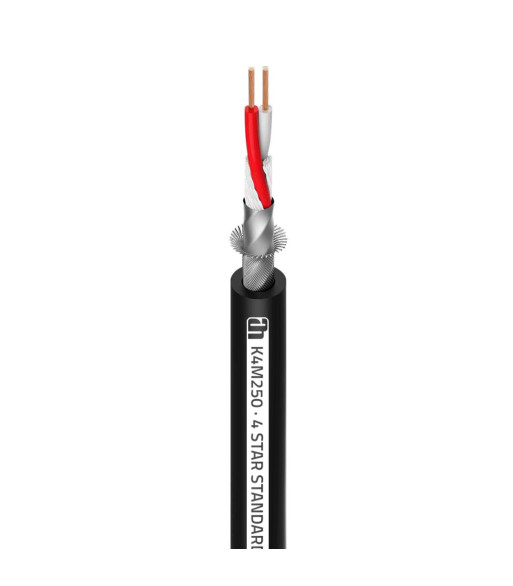 Microphone Cable | 0.50 mm² AWG20 | 100 m - 100 meter