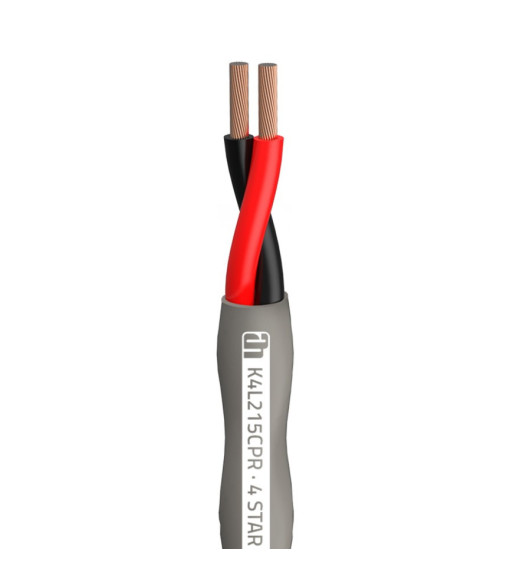 Speaker Cable | 1.5 mm² AWG16 | Indoor install cable (class: Eca) - 100 meter