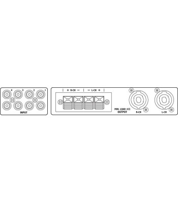 Digital forstærker 2x125Wrms - STA-200D Monacor