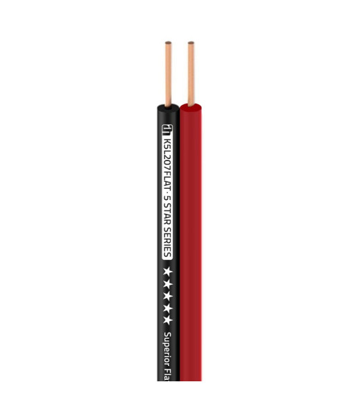 Flat Speaker Cable | 0.75 mm² AWG18 | 100 m - 100 meter