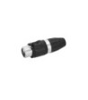 XLR plug 3-pole female | IP65