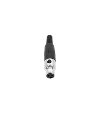 Mini XLR plug 3-pole female