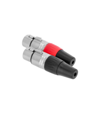 XLR plug 3-pole female | Paar