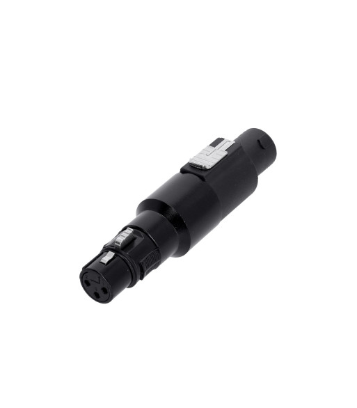 Adapter XLR 3-pole female to Standard speaker connector 4-pole female