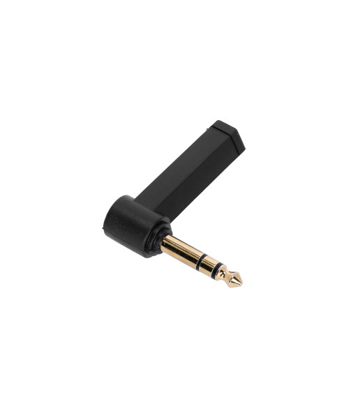 6.3 mm TRS jack to 6.3 mm angled TRS jack