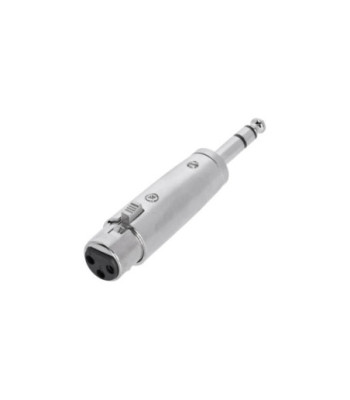 Adapter XLR 3-pole female to Jack TRS