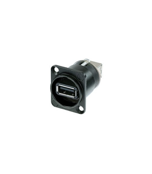 Neutrik USB chassis connector 2.0 Adapter (Typ A & B)
