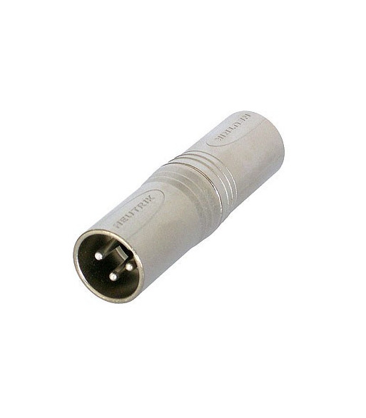 Neutrik Adapter XLR 3-pole male to XLR 3-pole male Neutrik®
