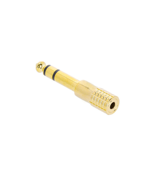 Adapter mini jack female stereo to 6.3 mm jack male stereo