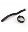 Hook and Loop Cable Tie 200 x 20 mm black - 10 stk.