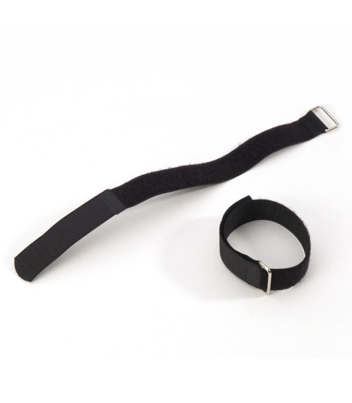 Hook and Loop Cable Tie 160 x 16 mm black - 10 stk.