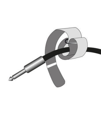 Hook and Loop Cable Tie 800 x 50 mm yellow - 10 stk.