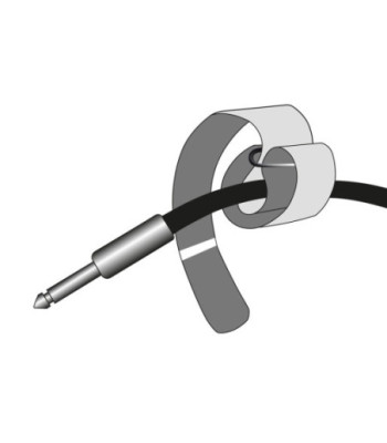 Hook and Loop Cable Tie 500 x 50 mm red - 10 stk.