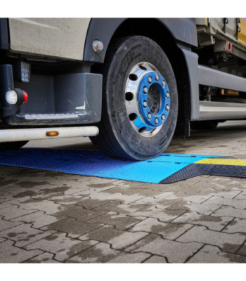 Defender Midi 5 2D blue ramp - modular system for wheelchair accessible transition