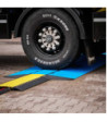 Defender Midi 5 2D module system for wheelchair ramp and wheelchair accessible transition - middle part blue lid