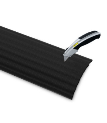 Defender 90° Curve grey for 85160 Cable Duct 4-channel