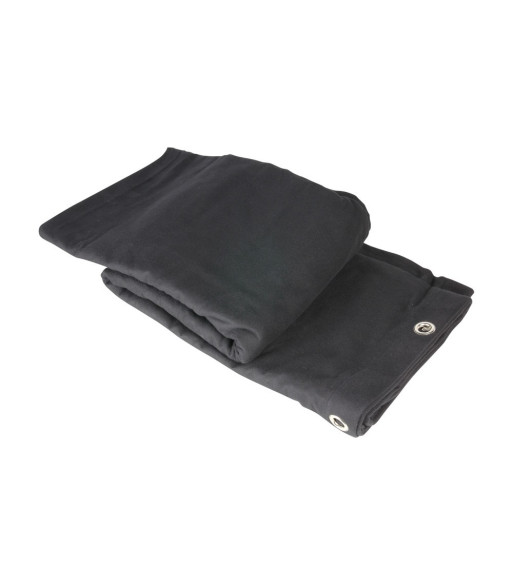Blackout cloth B1 black with burnished Grommets hemmed 4 x 3 m