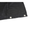Blackout Cloth B1 Black with Burnished Grommets Hemmed 6 x 3 m