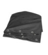 Stage molton B1 black with Eyelets burnished 3 x 4 m
