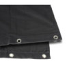 Stage Molton B1 Black with Burnished Grommets Hemmed 9 x 3 m