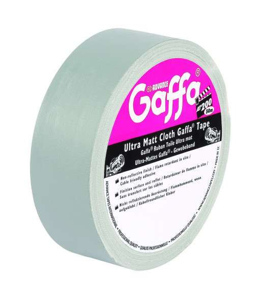Gaffa dull finish silver 50mm x 50m